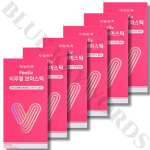 필리브 리얼반쪽 비주얼 브이라인 브이스틱 오렌지맛 20g x 14포 x 6박스 12주분