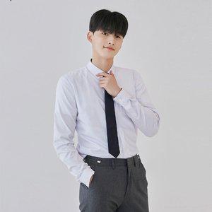 교복몰 남자 심플 포켓 긴팔 셔츠 교복 학생복 유니 (WFGPWJJ)