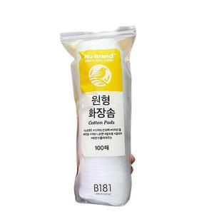 원형화장솜 100매 x 5개 72561