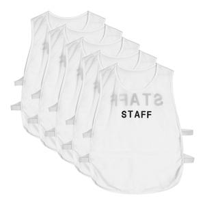 FEB 단체조끼 5매세트 STAFF 작업 사계절 행사 스태프 조끼