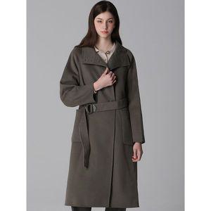 [쉬즈미스]울 블렌드 하이넥 코트  택가격 568000원 _P375974504