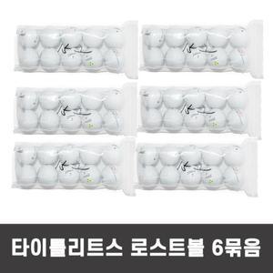 타이틀리스트 정품 로스트골프공 V1,V1X 로스트볼 화이트 6묶음
