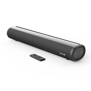 TV용 리토크 소형 사운드바, 블루투스 5.0 /HDMI /광학식 5.0/USB /AUX /Coax Connection, 홈 시어터용 50와트 16인치 벽걸이형(SE04)