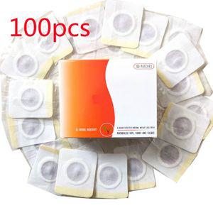 Dropshipping-체중 감소 슬림 패치 배꼽 스티커 슬리밍 제품 지방 연소 체중 감량 허리 석고 점액 10/100