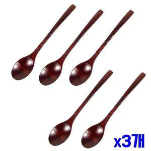 x3개 숟가락 변색이 옻칠 적은 5P 식당수저 (WFGTTET)