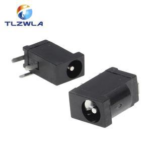 블랙 DC 전원 잭 소켓 커넥터  1.3 DC-002 0.3A  50V  3.5x1.3mm  10 개  인기