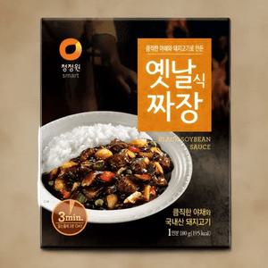 청정원 옛날식짜장 180g 20개 간편조리 간단 한끼식사