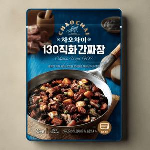 차오차이 130직화간짜장 180g 12개 즉석짜장 간편조리 한끼식사