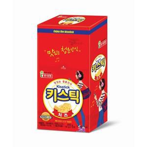[롯데웰푸드] 키스틱 치즈 600g, 2개