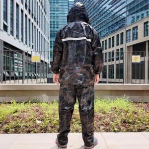 작업우의 남성우비 디지털 투피스 CAMO 비옷 상하 XL