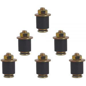 Dsnaduo 자동차 고무 프리즈 플러그 19mm - 22mm3/4 7/8인치 확장 플러그/네오프렌 6개 526452
