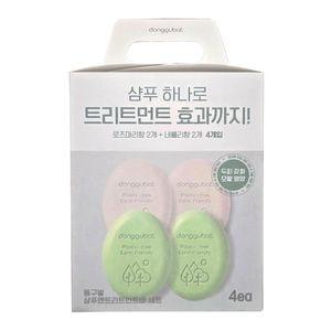 동구밭 샴푸 트리트먼트바 100g x 4개 고체 샴푸바 올인원 비건 비누 코스트코