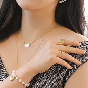 [헤스티아][핑크선물포장+쇼핑백] Aylin Surgical Steel Ring  서지컬(써지컬) 반지