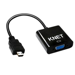 MICRO HDMI TO VGA RGB D-SUB 컨버터 변환젠더 케이블/노트북/모니터/기업용/학교용/가정용/회사용