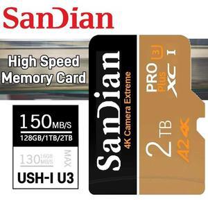 카메라 스틱 오리지널 2TB SD 카드 메모리 TF/ 128GB 256GB 512GB 미니 Class10 및 휴대폰