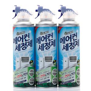 산도깨비 에어컨 세정제 X 3개 4개 6개 필터 청소 스프레이식 제트건 강력분사