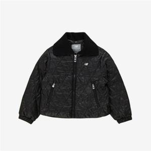 뉴발란스키즈(NB Kids) NBgC스웨터 콤비 카라형 경량다운 NK9QF1804GBlack