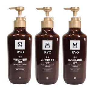 려 흑운 모근강화볼륨케어 샴푸 오리엔탈 스파, 550ml, 3개