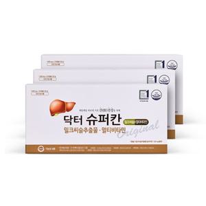 닥터슈퍼칸 간 닥터칸 밀크씨슬 슈퍼닥터칸 간에 좋은 약12개월분 MJ