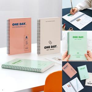 인디고 기본 하루일지 만년형 6개월용 다이어리 가계부 겸용 일기장 플래너 데일리 기록