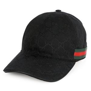 디몬트 구찌 시그니처 웹 GG 캔버스 볼캡(블랙) 200035 KQWBG 1060
