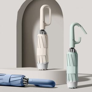 버클형 UV차단 거꾸로3단자동 우산 비너그립 반전