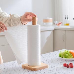 봉 주방 우드 키친타올 랩 걸이 홀더