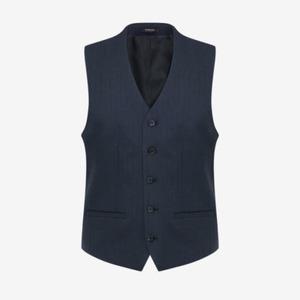 [롯데백화점]Fahrenheit 25SS 파렌하이트[FAHREN] 실크 크리스피노 스트라이프 수트 베스트(FKVAA1134)