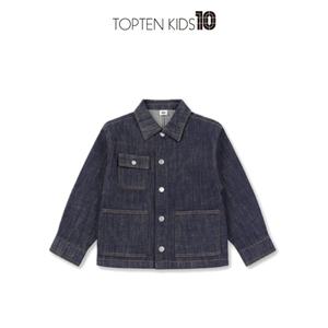 [롯데백화점]탑텐키즈 MKF1KG1211 남아) 에코 논페이드 데님 자켓