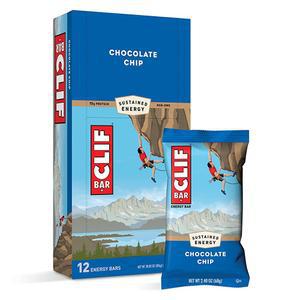 CLIF BAR S - 에너지 바 - 초콜릿 칩 - 68g 12개