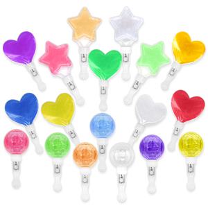 LED 응원봉 미러볼 원형 하트 별 불빛봉 파티 콘서트 용품