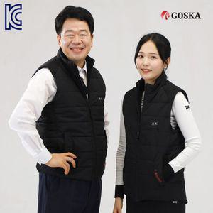 고스카 스마트 USB 보온 발열조끼 GV-100겨울 골프 낚시 등산 실내 캠핑 사무실