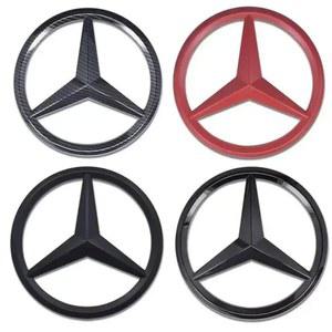 호환 W204 클래스 W210 ML W213 GLK 엠 자동차 메르세데스 그릴 벤츠 E W211 데칼 GLA 블 GLC 전면 C ABS 1Pcs W212 GLE 럼 W205