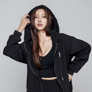 오버셔 기능성 기모 웜업 오버핏 후드집업 블랙 (여)