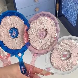 꽃은 거울 달빛 인어 컬렉션 휴대용 제한 화이트 블루 핑크 초콜릿 요정 알고 있습니다