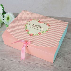 러브썸 리본 선물상자 10p세트(31x25cm) (핑크)디자인박스 포장 다용도 용품 용박스