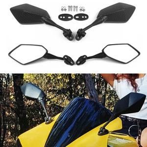 오토바이 바이크 보조 백미러 사이드 미러 스쿠터 카본 룩 블랙 야마하 YZF R1 R6 R25 R15 R125 R3 R1S R1M FZ6R