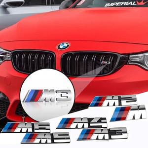 3D 자동차 전면 그릴 M 배지 엠블럼 장식 액세서리 BMW M3 M4 M5 G42 G30 G20 E90 E93 E60 F10 F07 F34 F30