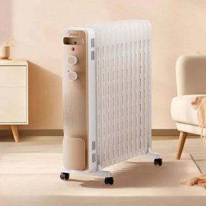 팬히터 난로 온풍기 Midea 가정용 전기 히터 오일 충전 고속 난방 실내 13개 220V 2200W