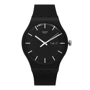 스와치 스와치 손목 시계 남성 젤리 MONO BLACK SO29B704
