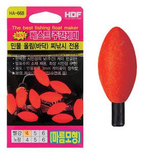 해동조구사 민물 올림 찌낚시 주간 민물찌 케미 3mm 낮케미 찌보기