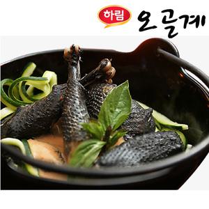 하림-참숯먹은  오골계 750g이상/급속 냉동/백숙/보양식/건강식