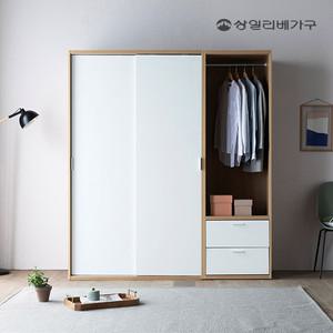 [1년중 최대혜택] 상일리베가구 빅 풀 슬라이딩 옷장 (행거형/서랍형/선반형)