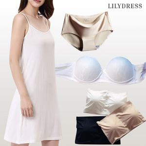 [릴리드레스] 드레스 원피스 속옷 브라 팬티 속치마 나시 슬립 23종
