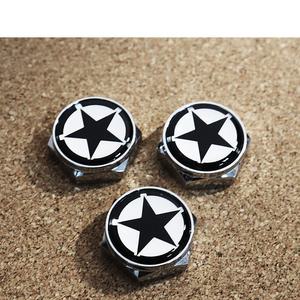 지프 별 번호판볼트/jeep/크롬/블랙/3개1세트