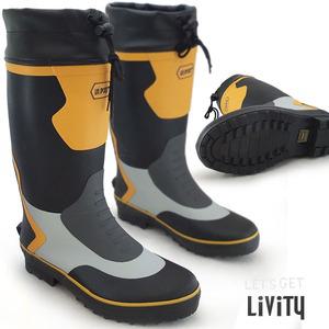 250-280mm LIVITY 남성용 35cm 논슬립창 방수 선상낚시 갯바위용 요팅장화 JWM9 레인부츠 텃밭장화