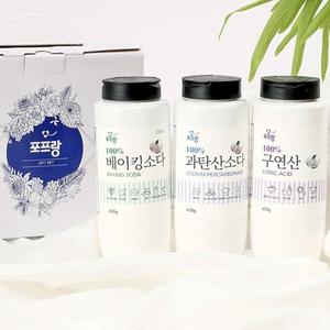 구연산 베이킹소다 과탄산소다 3종세트 섬유유연제 화장실청소