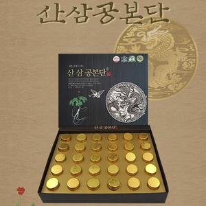 경주생약 산삼공본단 3.75gx30환 (쇼핑백 동봉) 산양삼 침향 녹용