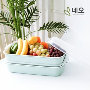 보관용기 야채채반 쟁반 3 IN 1 네오 푸드 트레이 6L