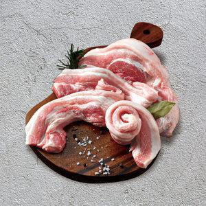 [국제식품] 우리돼지 한돈 냉장 오겹살 400g(구이용,바베큐용)